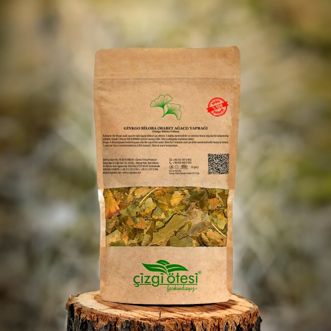 GİNKGO BİLOBA (MABET AĞACI) YAPRAĞI	Ginkgo Biloba Folium	55 gr