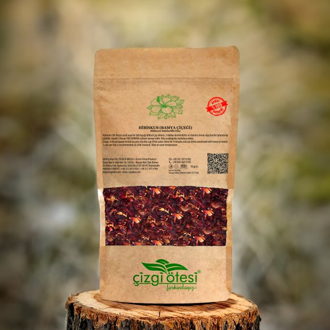 HİBİSKUS (BAMYA ÇİÇEĞİ)	Hibiscus Sabdariffa Flos	70 gr