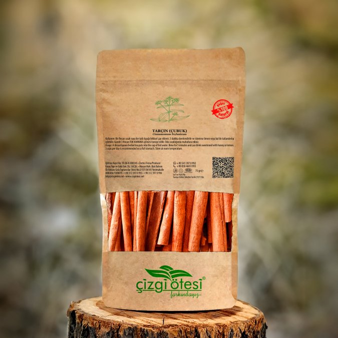 TARÇIN (ÇUBUK)	Cinnamomum Zeylanicum	75 gr